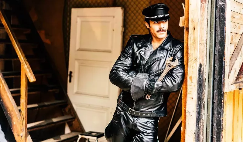 Image: Niklas Hogner appears as Tom of Finland’s character Kake.