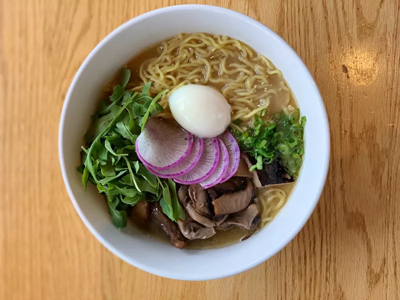 Image: Uncle packs the ramen with all the ingredients separated for takeout and delivery.