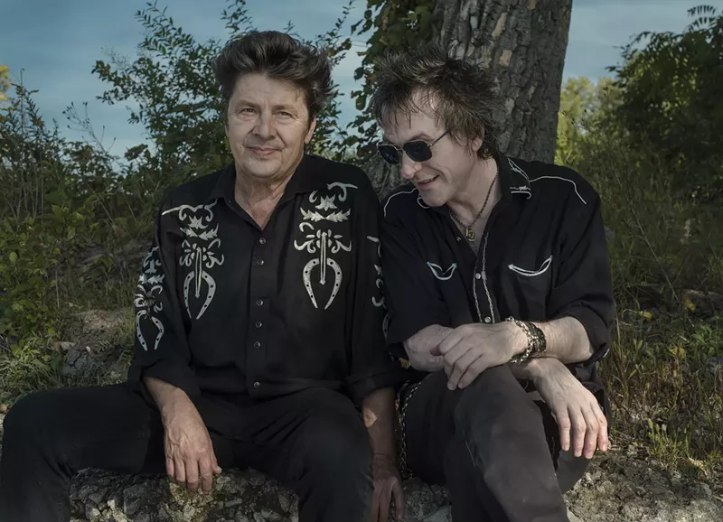 Image: Chip Roberts and Tommy Stinson are Cowboys in the Campfire.