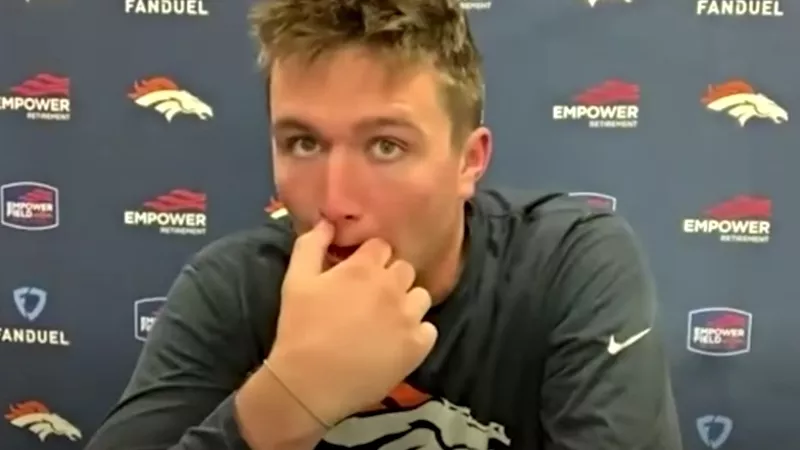 Image: Denver Broncos quarterback Drew Lock has mastered all kinds of picks.