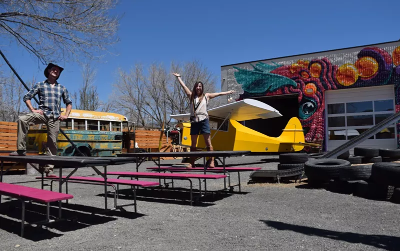Image: Jill Katzenberger and Ryan Madson conceived the Junkyard Social Club several years back. They broke ground in June 2020.