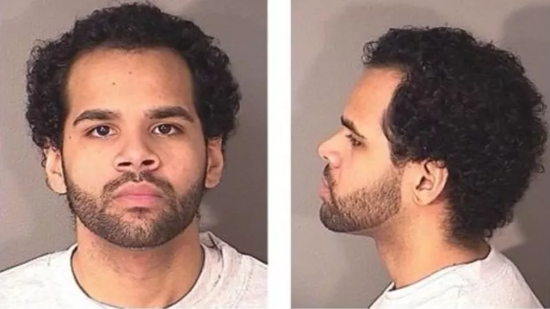 Image: Booking photos of Tre Miekale Carrasco from his prison time in Kansas.