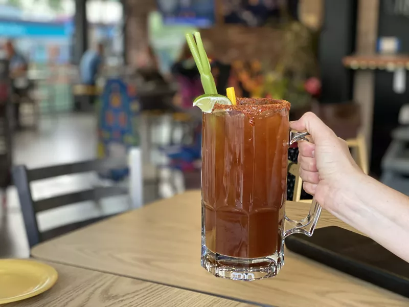 Image: Lifting a michelada at Tres Chiles is a thirst-quenching workout.