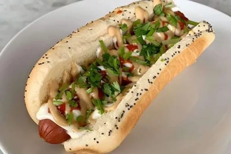Image: The Fancy Hot dog is the latest side-door offering from the Truffle Table.