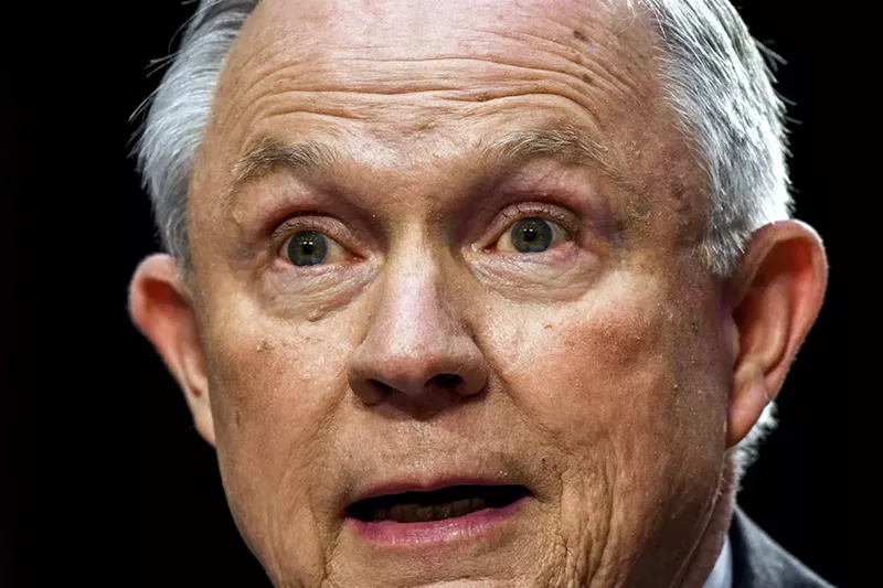 Image: Attorney General Jeff Sessions issued another threat this week.
