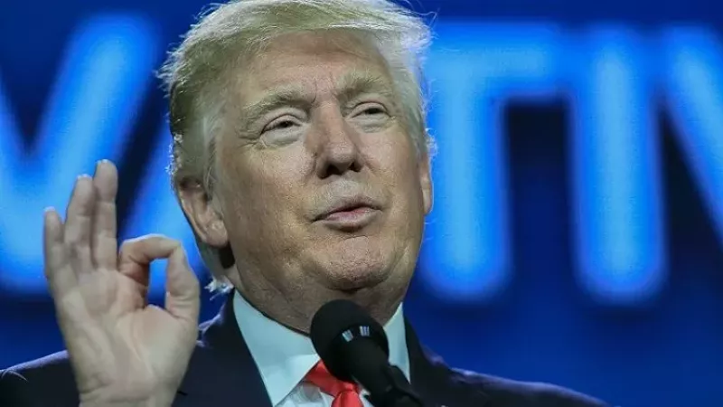 Image: President Donald Trump and Senator Cory Gardner struck a deal on marijuana earlier this week.