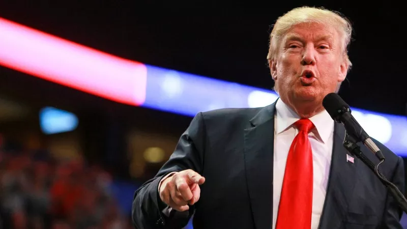 Image: Donald Trump during an appearance in Loveland last October.