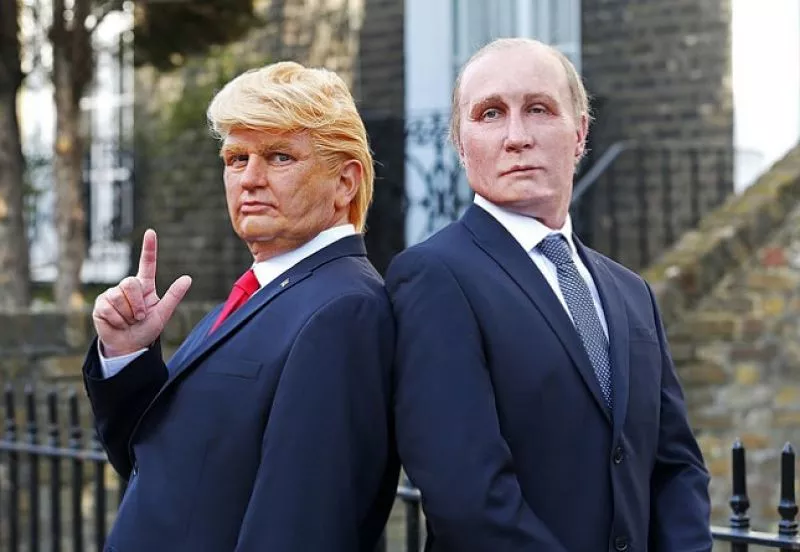 Image: Who are the real leaders? Actors in prosthetics in London in 2017.