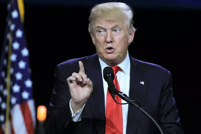 Image: Donald Trump while not tweeting.