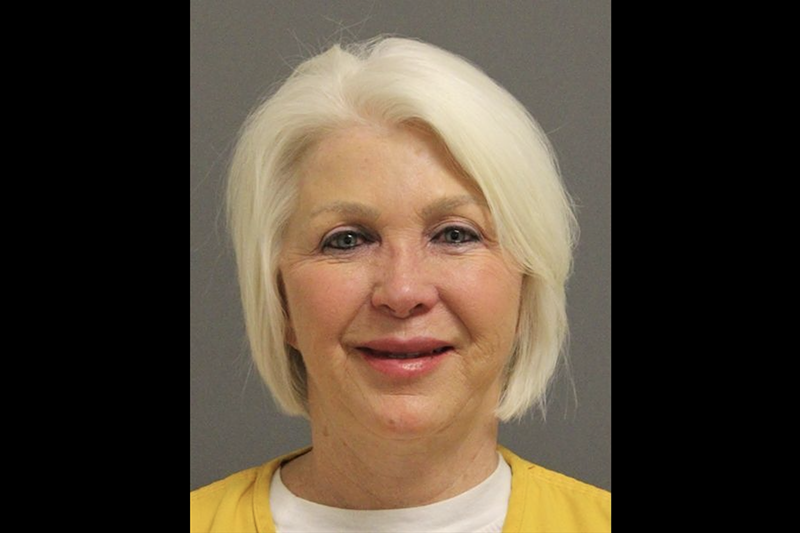 Image: blonde woman mug shot