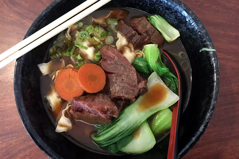 Image: Chen's kitchen cooks beef shank for hours until it's soft as butter.