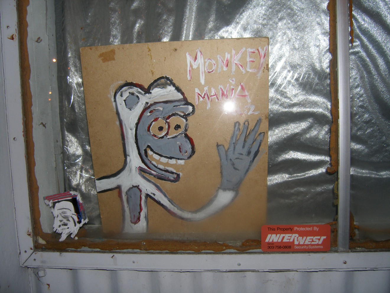 Monkey Mania sign, December 3, 2005.