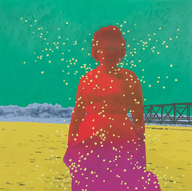 Image: Daisy Patton, “Untitled (Cottonwood Pollen by the Lake).”