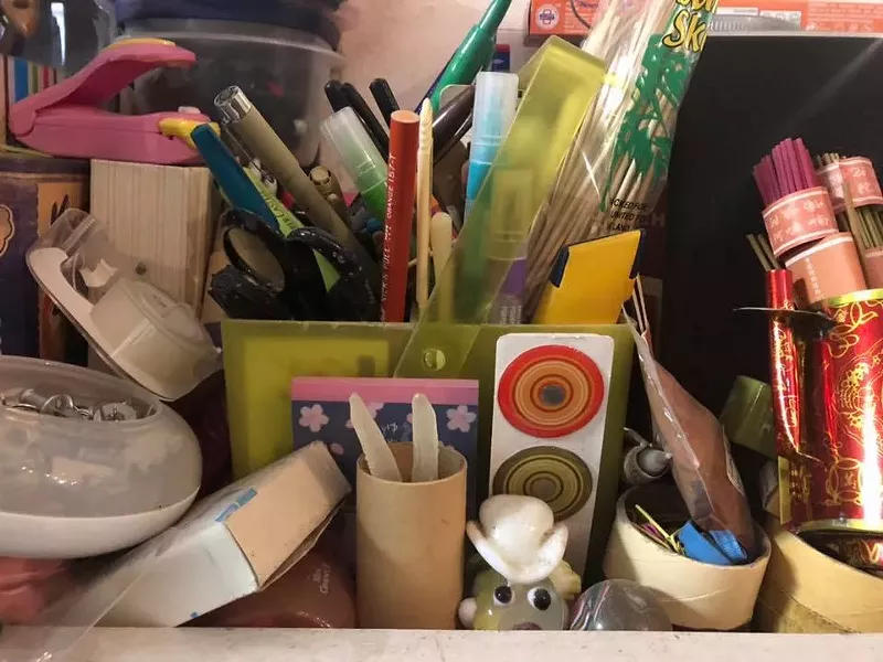 Image: A sneak peek at artist goods up for grabs at the Massive, Epic De-Hoarding Sale on January 5 and 6.
