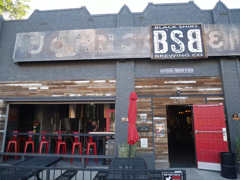 Image: There are lots of prime seats at Black Shirt Brewing.