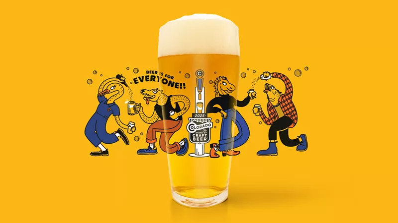 Image: Pint glass design artwork.