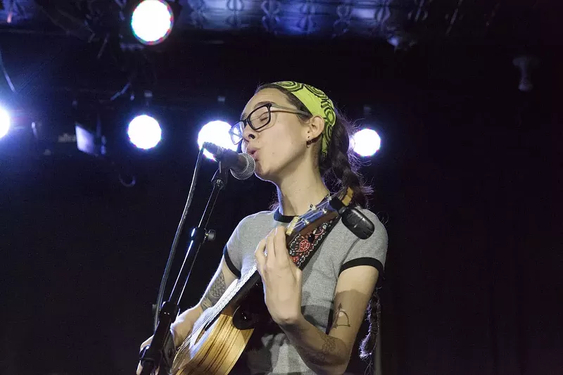 Image: Mona Magno, aka Monalicious, is the lead vocalist in local band Twin Flame Medicine.