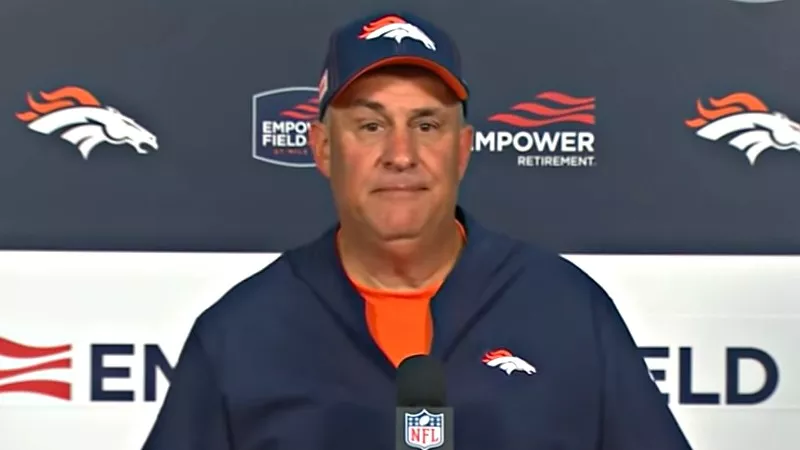 Image: Vic Fangio meet the press after another humiliating defeat.