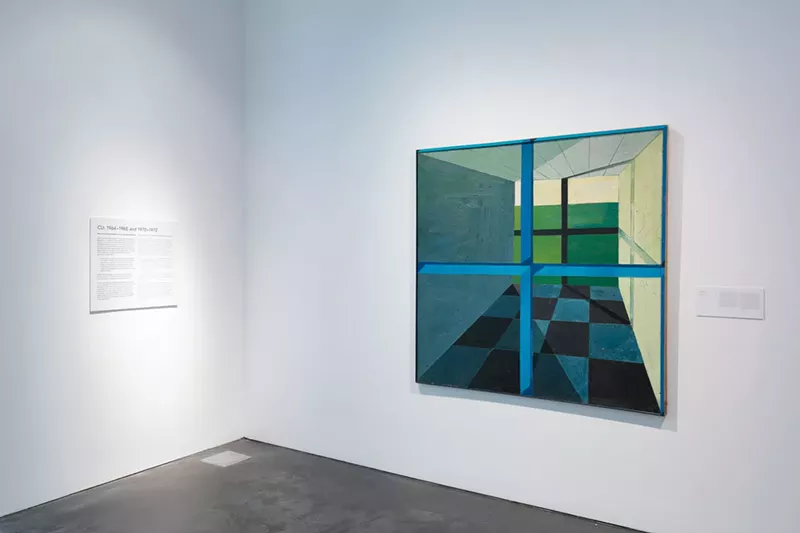 Image: “Blue Room,” from 1964, by Clark Richert, at the Museum of Contemporary Art Denver.