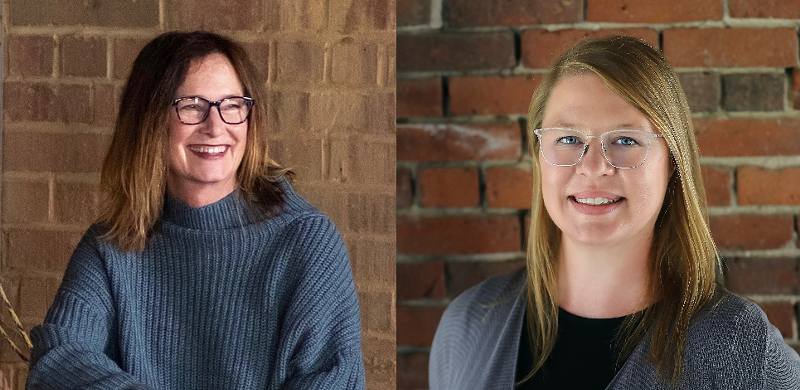 Image: Cynthia Newberry Martin (left) and Wendy J Fox will be at Tattered Cover McGregor Square on November 14.