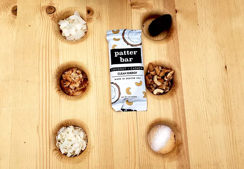 Image: Patter Gersuk created a "clean" energy bar using all these ingredients. It's called the Patterbar, and you can find it at the South Pearl Street Farmers' Market.