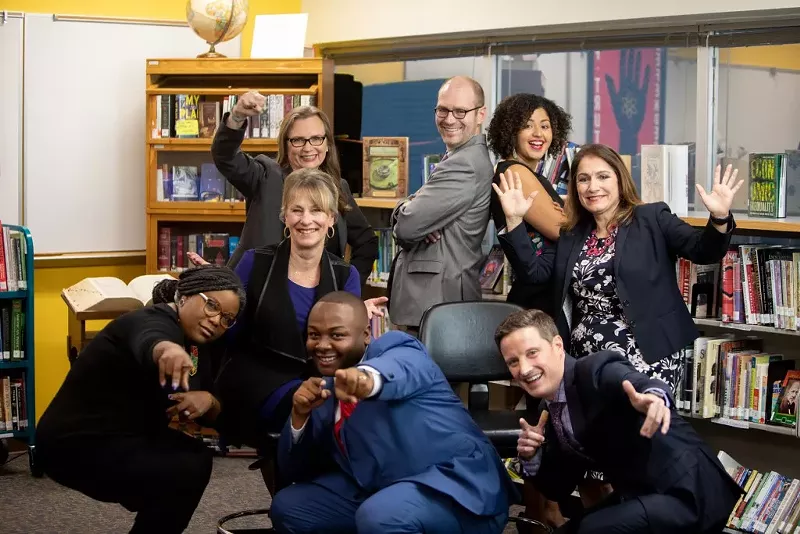 Image: Members of the current Denver Board of Education.