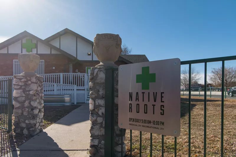 Image: The newest Native Roots location is a former Live Green dispensary.
