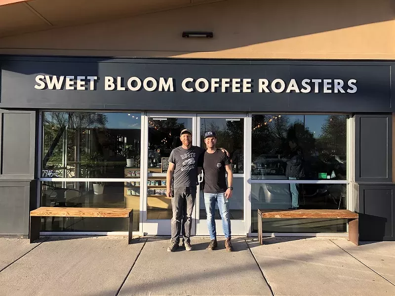 Image: Andy Sprenger and Eric Yochim outside the newly renamed Two Rivers in Arvada.