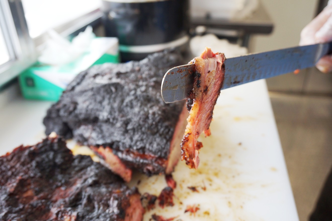 James Diaz uses only Prime Angus for his Tex-Mex brisket.
