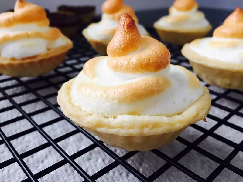 Image: The lemon meringue bite-sized pie by Ty Ty's Mini Pies.