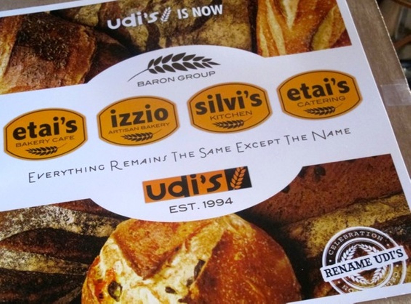 The U Baron Group is dropping Silvi's to focus on Izzio and Etai's.