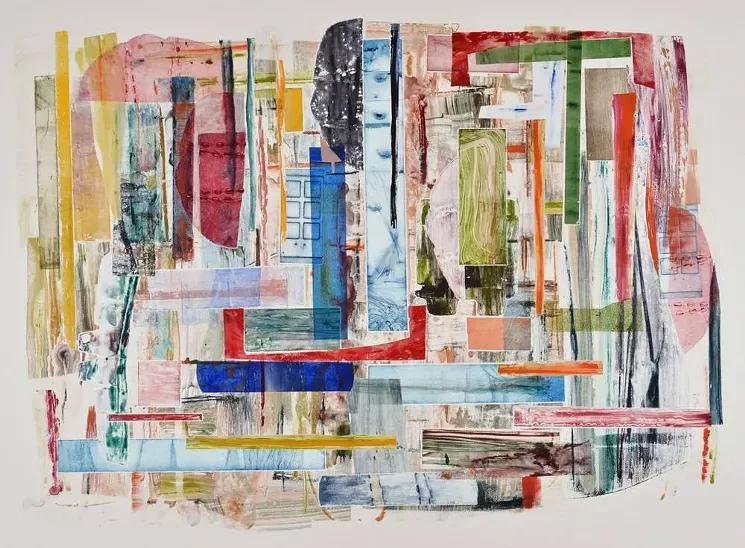 Sue Oehme and five other printmakers mix media to show how one influences the other in Informed: Print as an Influence. - SUE OEHME, SPACE GALLERY