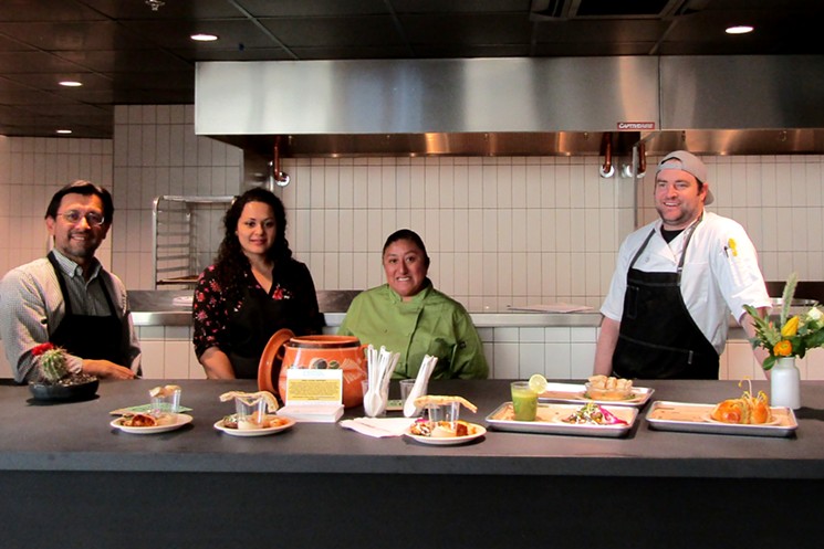 The Comal team, including chef Silvia Hernandez (third from left). - MARK ANTONATION