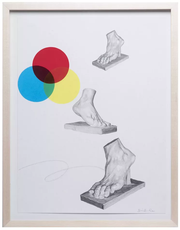 Sierra Montoya Barela, "Untitled III," 2017. Mixed media on paper, 18 x 14 x 1 in. - COURTESY OF SIERRA MONTOYA BARELA