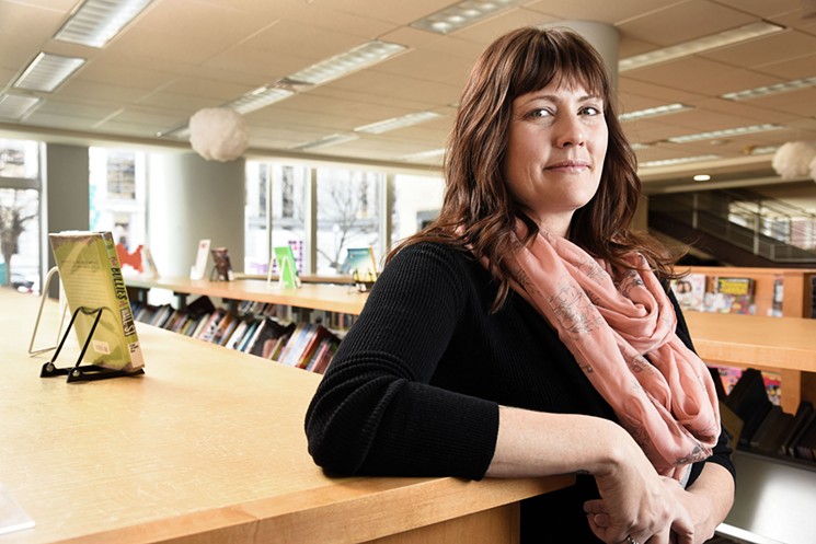Elissa Hardy is the Denver Public Library’s first social worker. - ANTHONY CAMERA