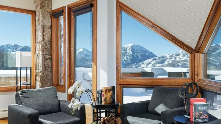 Inside 498 South Starwood Drive in Aspen. - COURTESY OF ENGEL & VÖLKERS ASPEN