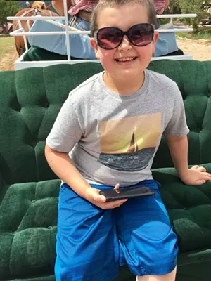 Vincent has seen vast cognitive and social improvements since using cannabis, his mother says. - COURTESY OF MICHELLE WALKER
