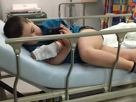Vincent Zuniga couldn't go on public trips before using medical marijuana because of his aggression, according to his mother. - COURTESY OF MICHELLE WALKER