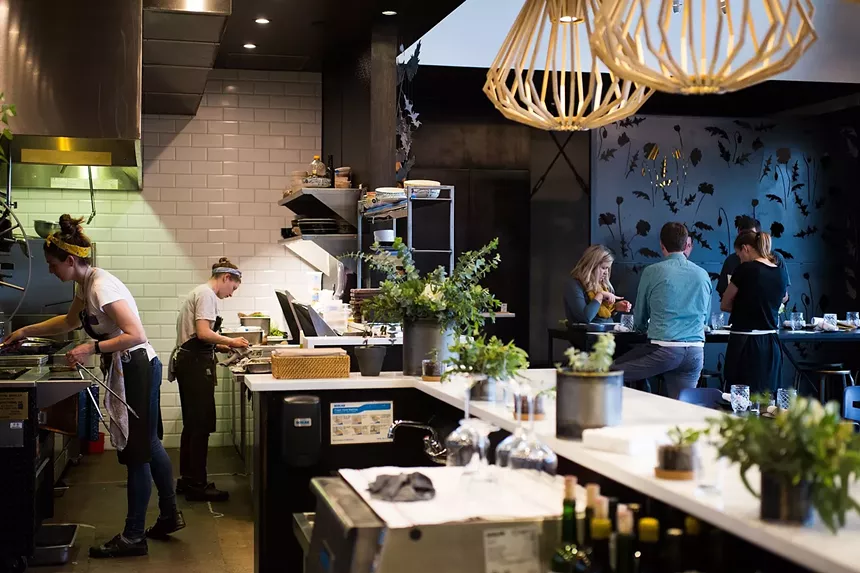Old Major celebrates the culinary excellence of female chefs like Caroline Glover of Annette. - DANIELLE LIRETTE