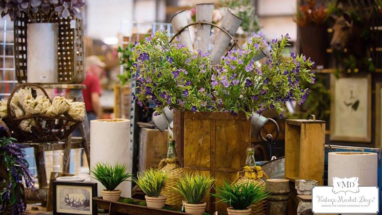 Stop and smell the flowers at Vintage Market Days. - VINTAGE MARKET DAYS OF CENTRAL DENVER