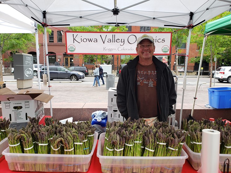 David Rippe, owner of Kiowa Valley Organics. - LINNEA COVINGTON