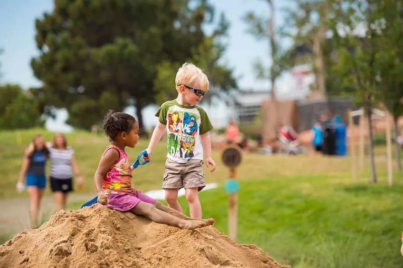 Having five minutes to yourself while your kid runs off to play in the sandbox? Priceless. - COURTESY CHILDREN'S MUSEUM OF DENVER