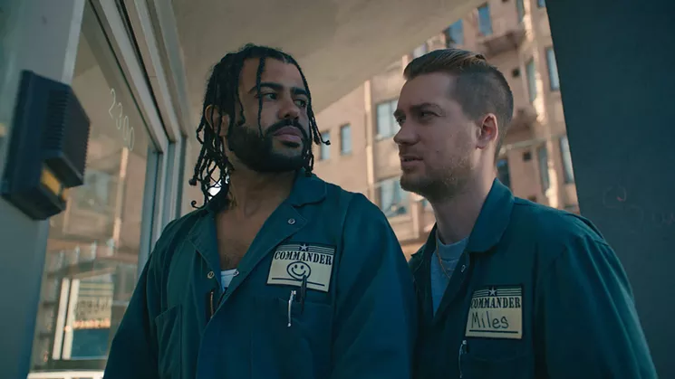 Daveed Diggs (left) and Rafael Casal are the stars and co-writers of Blindspotting, a tense examination of race relations. - ARIEL NAVA/COURTESY OF LIONSGATE
