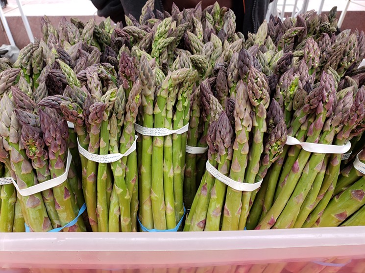 Kiowa Valley Organics is the main grower of organic Colorado asparagus, which you can find at the Union Station Farmers' Market. - LINNEA COVINGTON