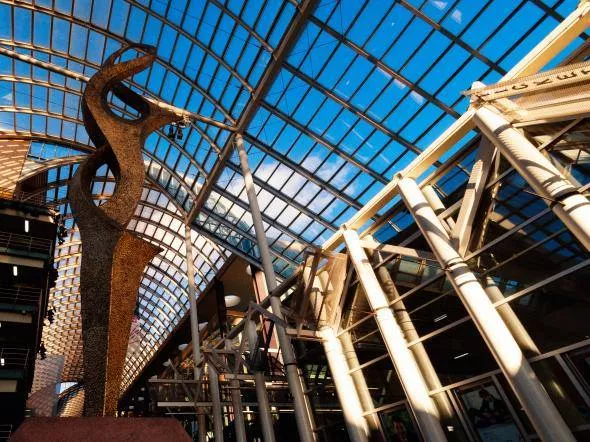 This is a glass ceiling no one will mind having drinks under. - COURTESY DENVER PERFORMING ARTS COMPLEX FACEBOOK PAGE