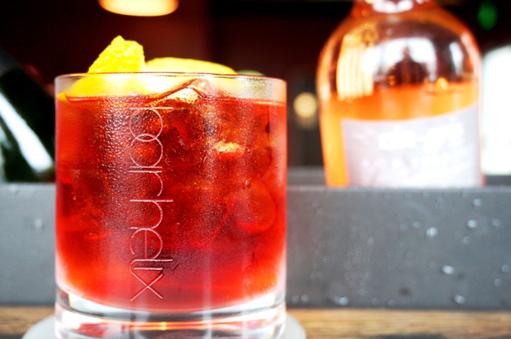 Bar Helix has a year-round Negroni program, plus specials on the cocktail this week. - MARK ANTONATION