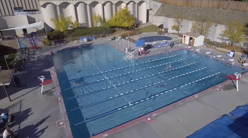 You'll be more buoyant in the JCC Aquatic Center's salt-water pool. - COURTESY STAENBERG-LOUP JEWISH COMMUNITY CENTER