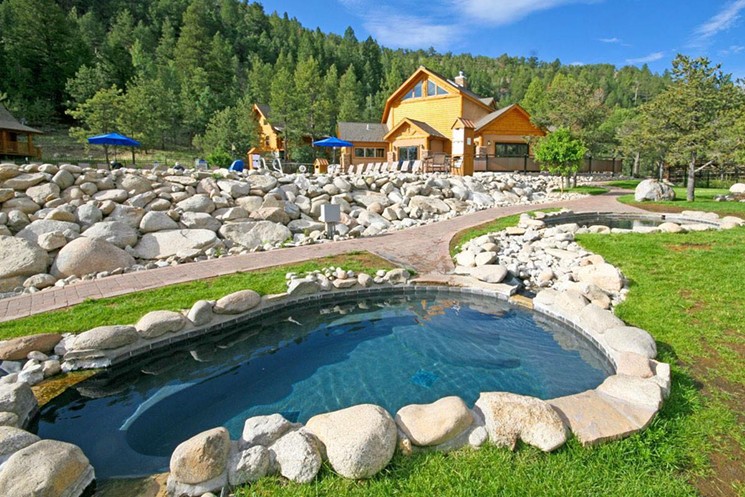 Soak in natural hot springs alongside Mt. Princeton's spa pool. - COURTESY MT. PRINCETON HOT SPRINGS RESORT FACEBOOK