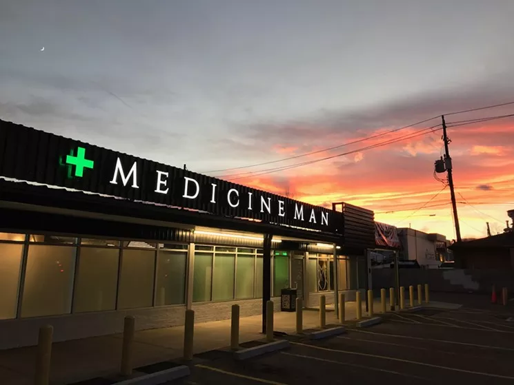 Thornton's first dispensary, Medicine Man, opened in November 2017. - COURTESY OF MEDICINE MAN