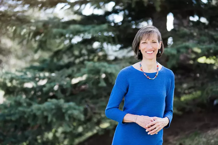 Tammy Story is running to unseat Republican Senator Tim Neville in Senate District 16, which stretches from Nederland to Deckers as well as parts of west Littleton. - COURTESY OF TAMMY STORY